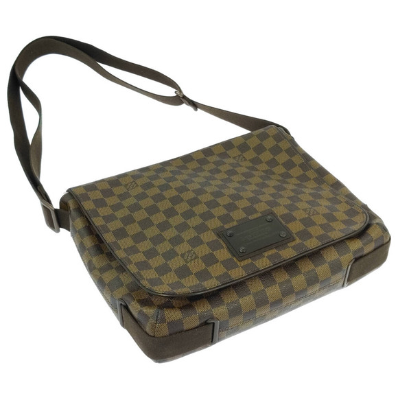 Louis Vuitton Ebene Brown Brooklyn MM Shoulder Bag Brown - Picture 4 of 10